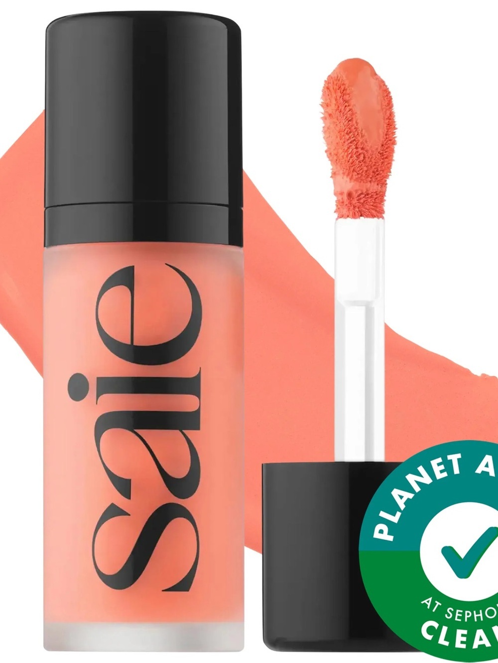 Saie Dew Blush Liquid Cheek Flush- HOTTIE
